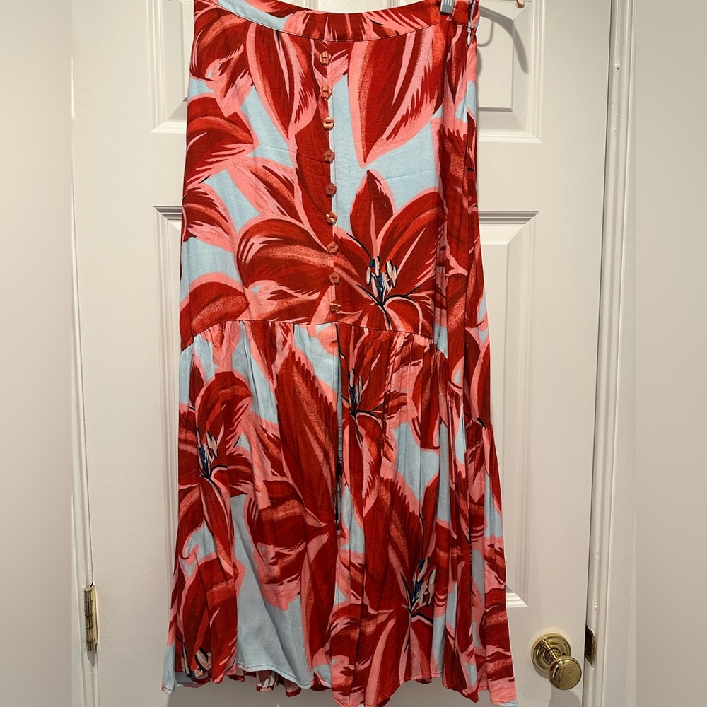 Farm Rio Button Maxi Skirt